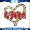 49ers-heart-leopard-pattern-svg-digital-download