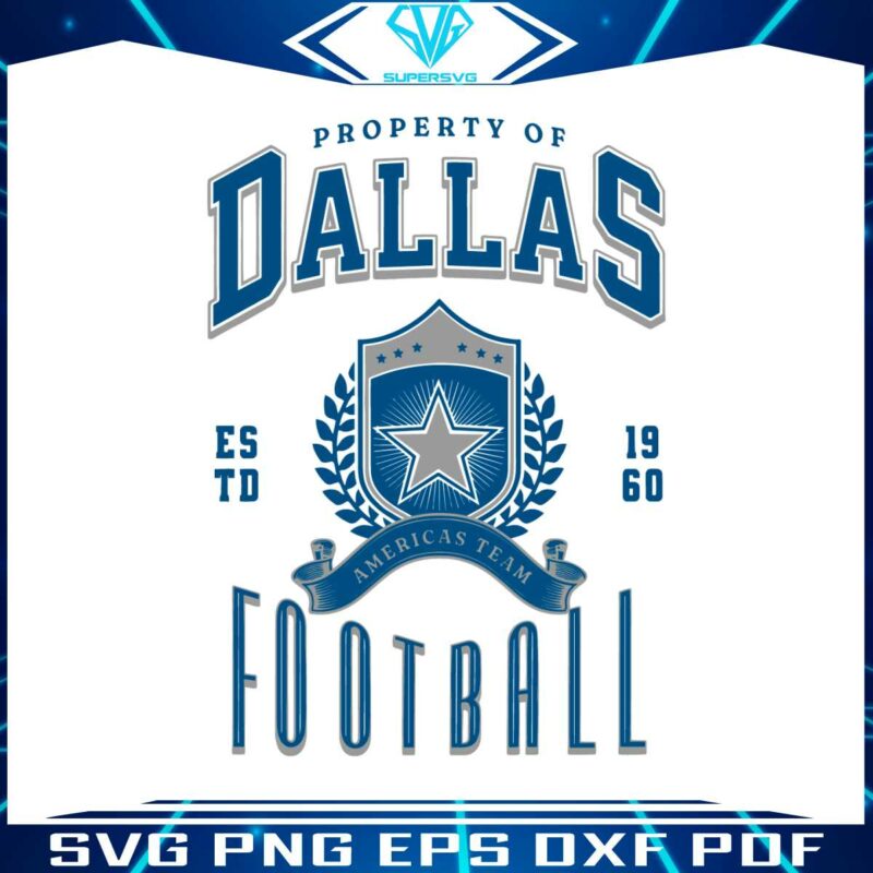 property-of-dallas-football-americas-team-svg