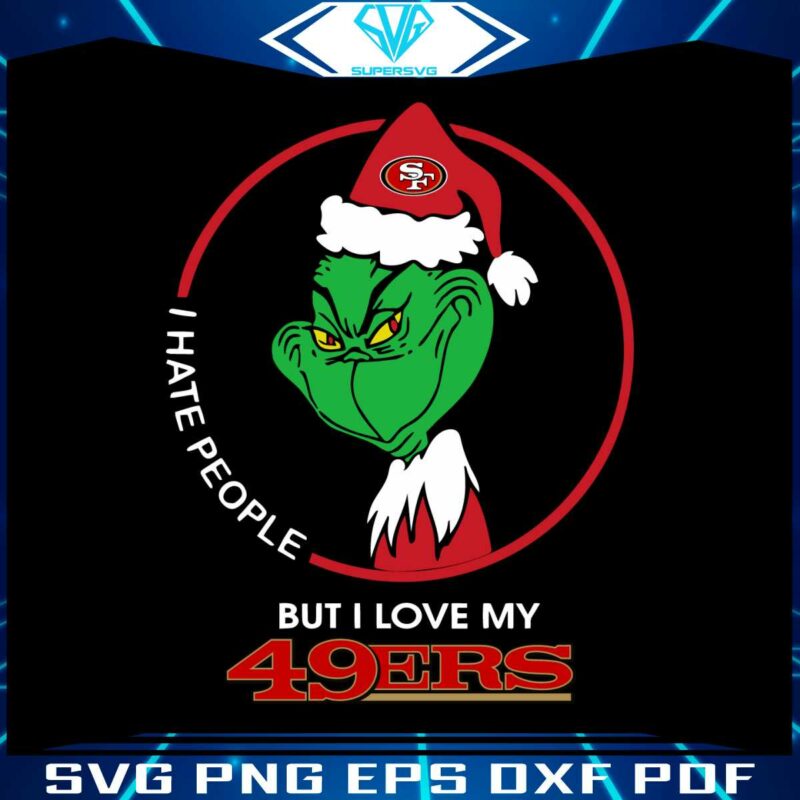 i-hate-people-but-i-love-my-49ers-svg