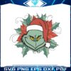 retro-santa-grinch-and-leaves-svg