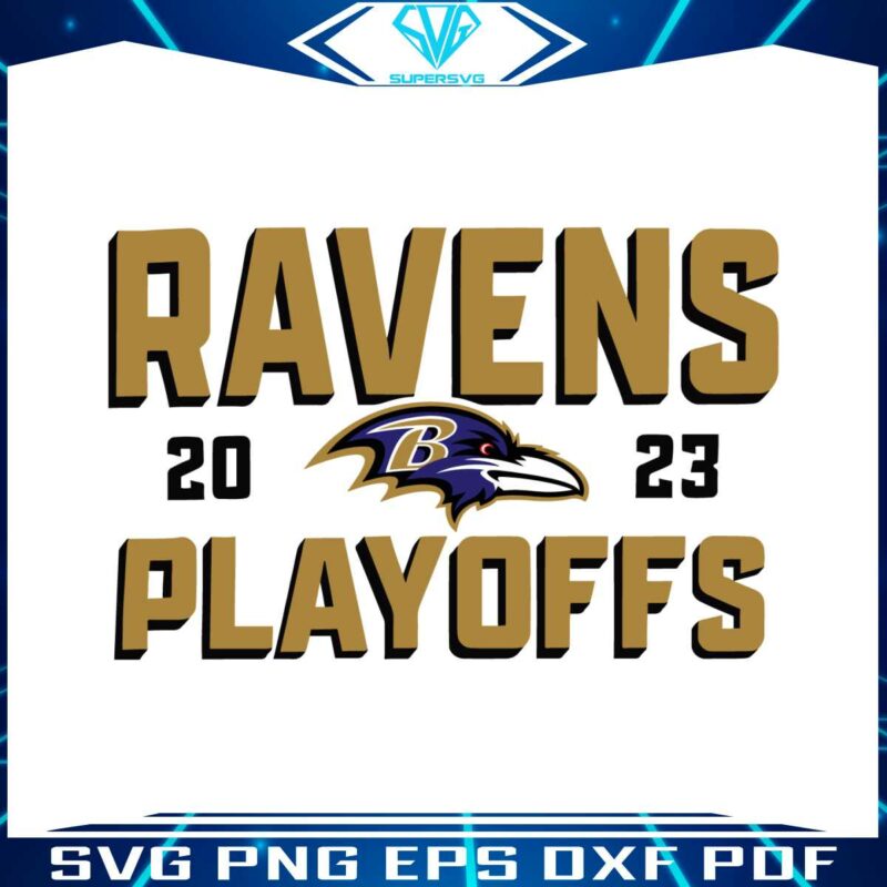 football-ravens-nfl-playoffs-2023-svg