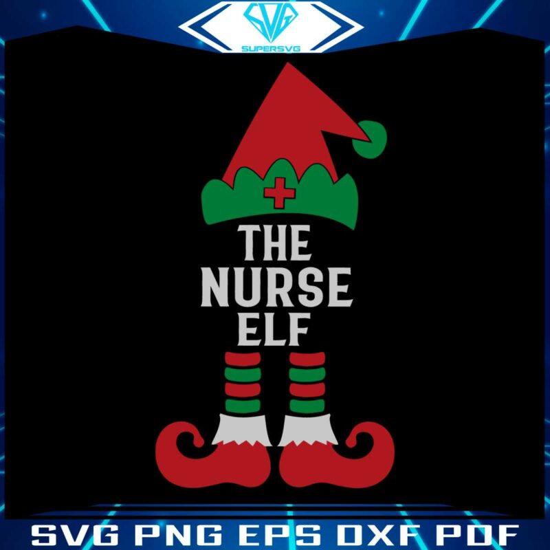 funny-the-nurse-elf-christmas-svg