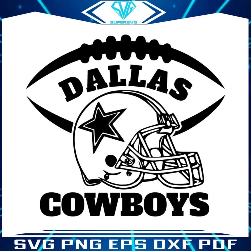 dallas-cowboys-football-helmet-svg-digital-download