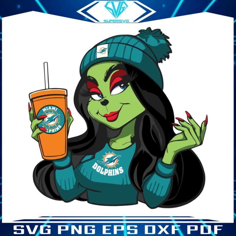 female-grinch-miami-dolphins-football-team-svg