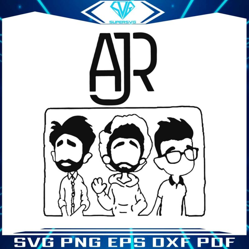 ajr-band-member-the-click-album-svg