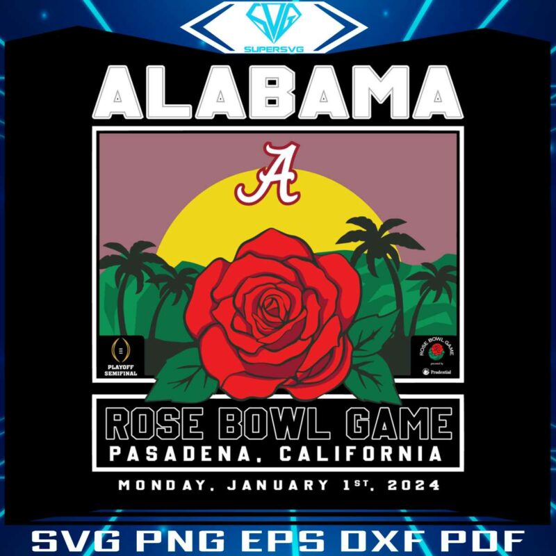 alabama-playoff-2024-rose-bowl-game-svg