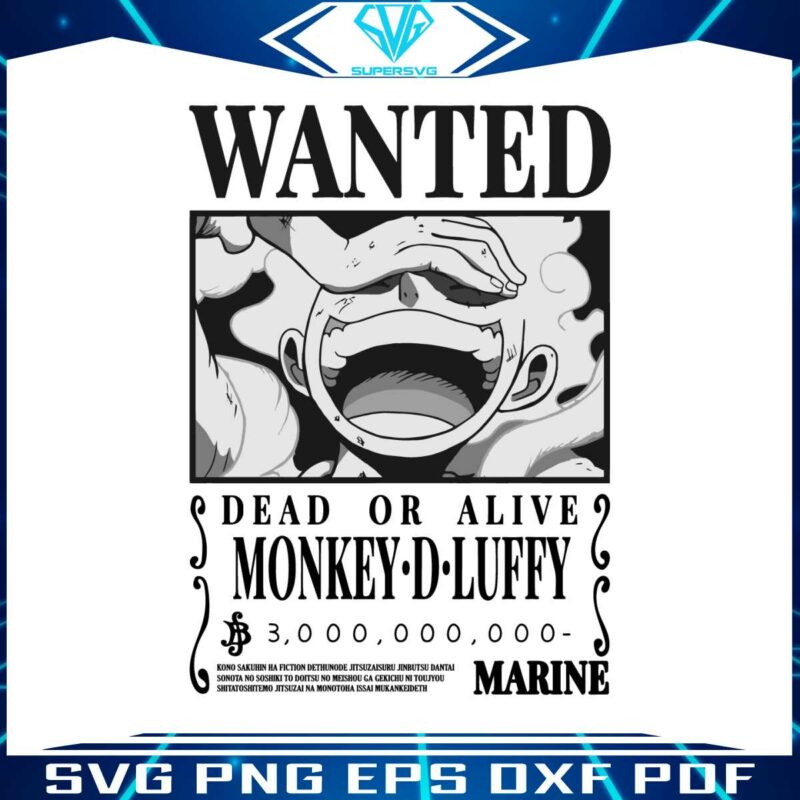 wanted-dead-or-alive-monkey-d-luffy-svg