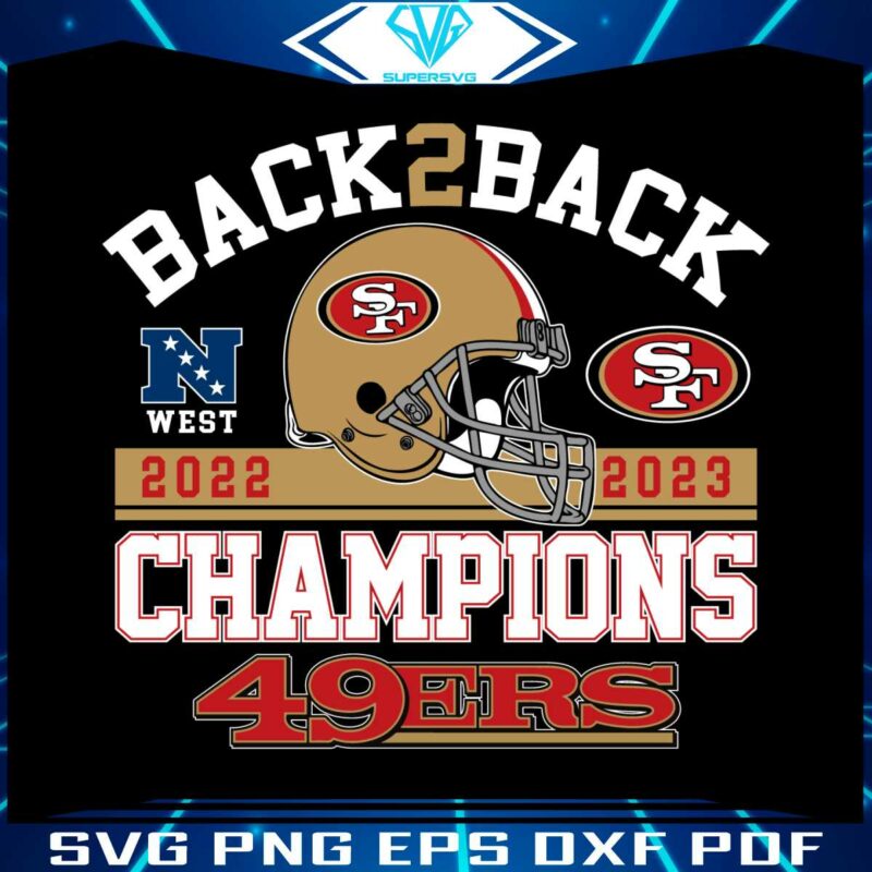 back-2-back-san-francisco-49ers-champions-svg