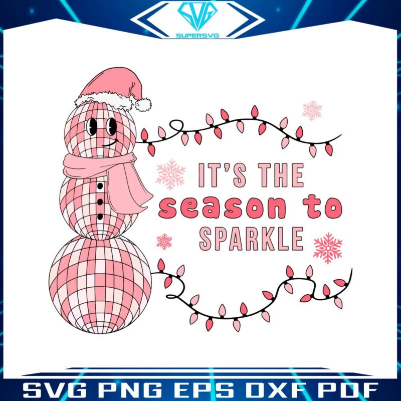 tis-the-season-to-sparkle-disco-ball-svg