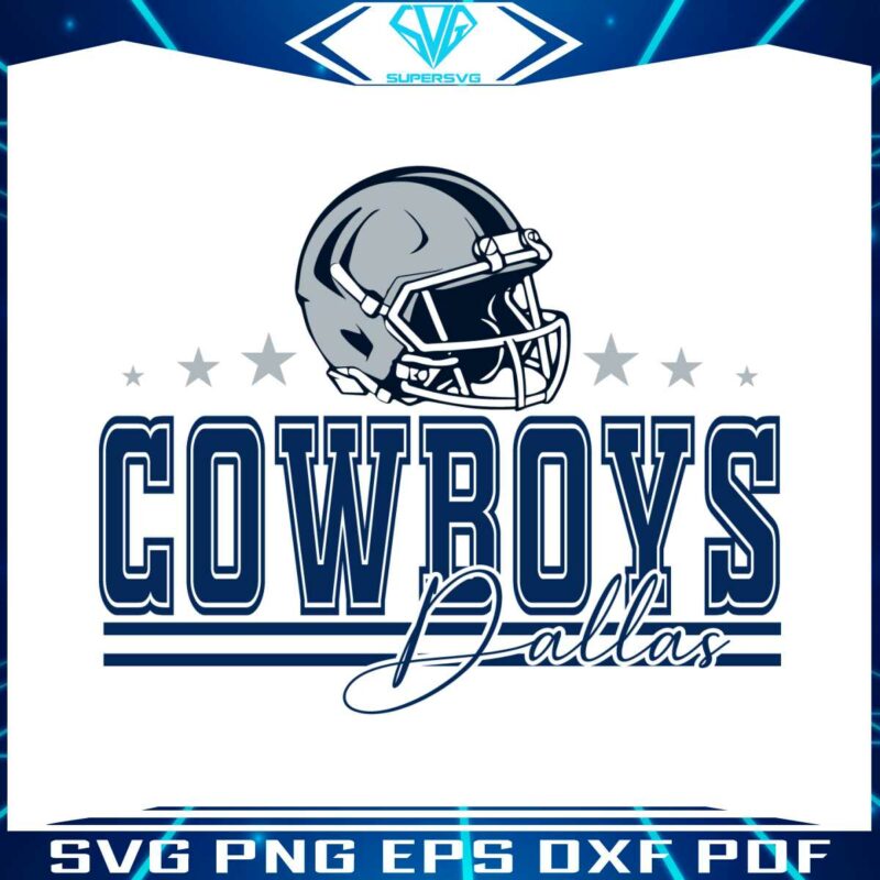 dallas-cowboys-helmet-star-svg-digital-download