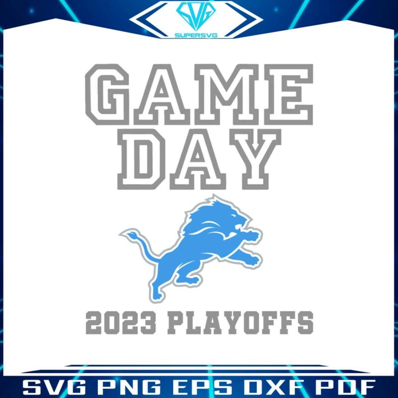 game-day-detroit-lions-2023-playoffs-svg