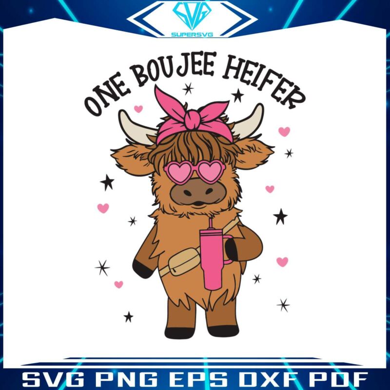 one-boujee-heifer-cow-heart-svg