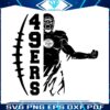 49ers-football-player-svg-digital-download