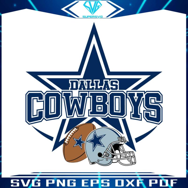 dallas-cowboys-football-helmet-svg-digital-download