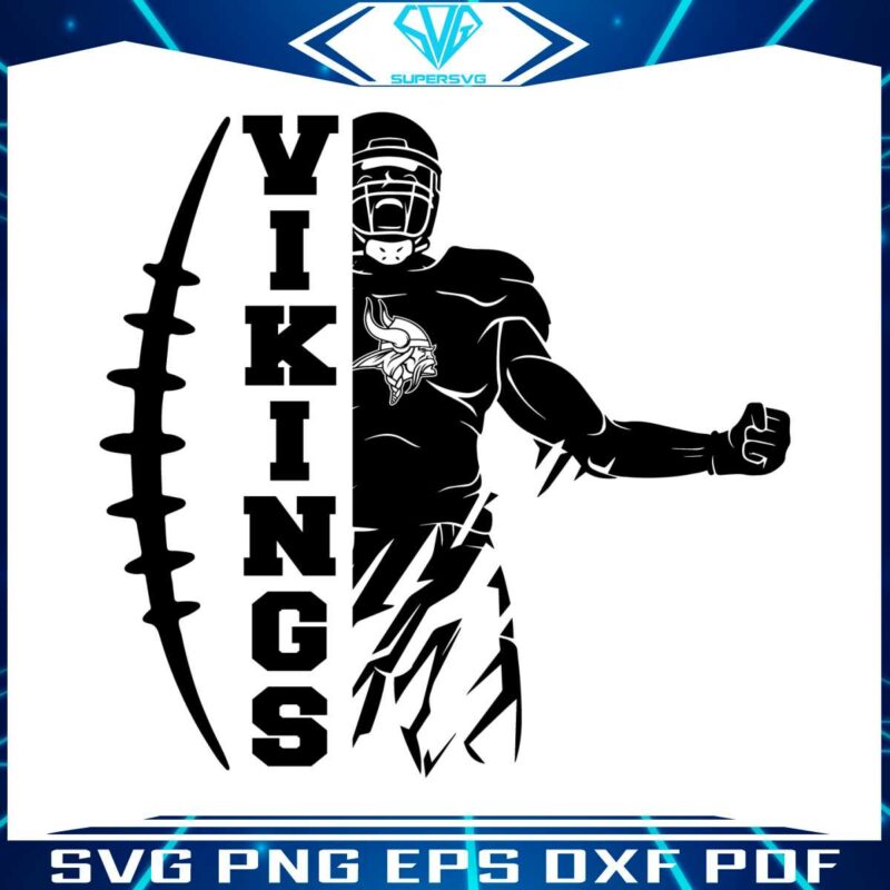 vikings-football-player-svg-digital-download