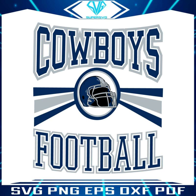 retro-cowboys-football-helmet-svg-digital-download