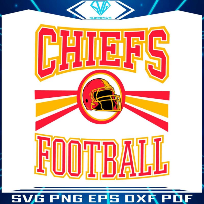 retro-chiefs-football-helmet-svg-digital-download