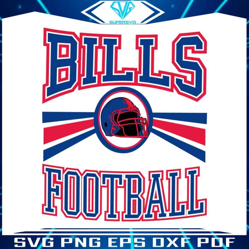 retro-bills-football-helmet-svg-digital-download