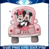 mickey-and-minne-love-car-png