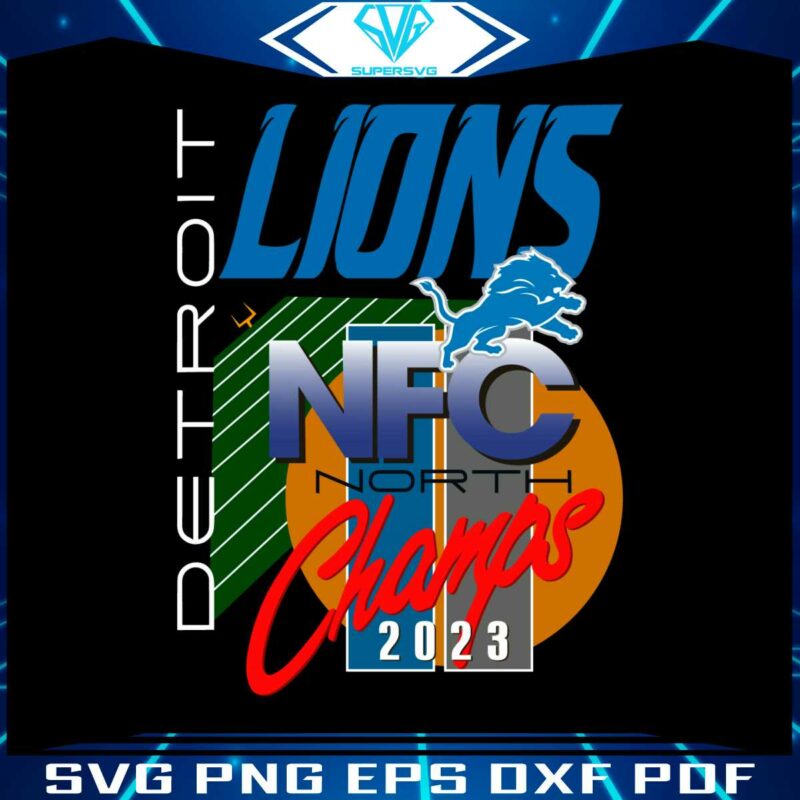 nfl-detroit-lions-nfc-north-champ-2023-svg