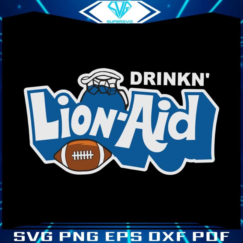 drinking-lion-aid-football-svg