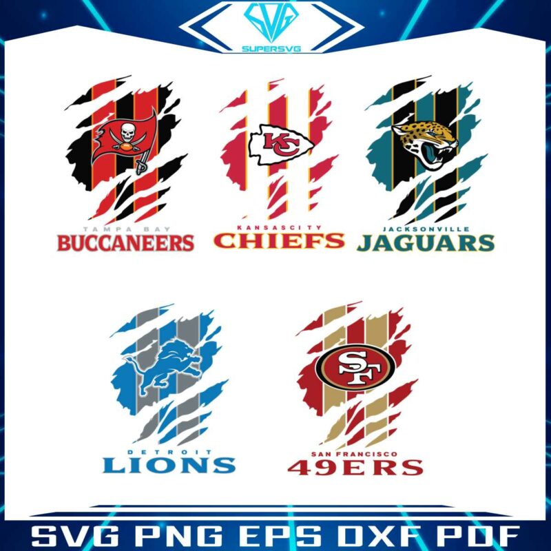 chiefs-buccaneers-49ers-lions-jaguars-logo-bundle