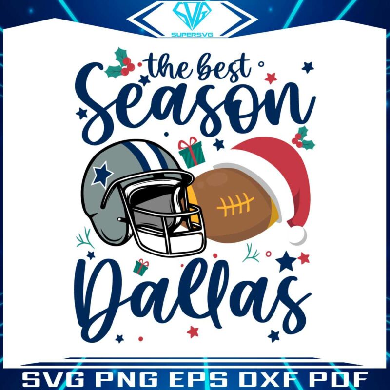 the-best-season-dallas-christmas-svg-digital-download