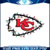 kansas-city-chiefs-logo-christmas-light-svg-digital-download