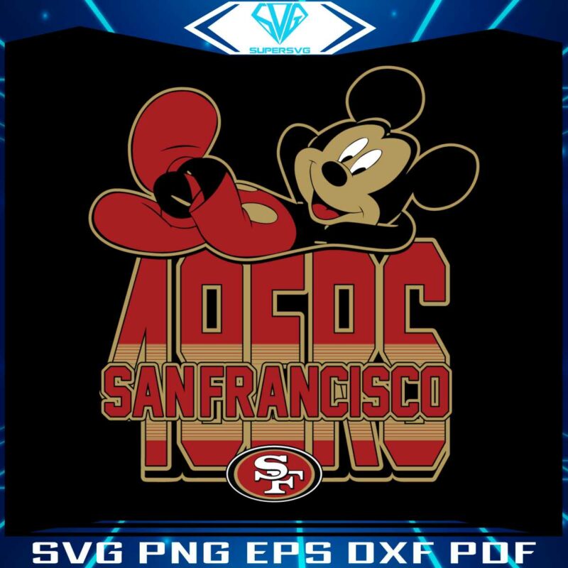 mickey-mouse-and-san-francisco-49ers-football-team-svg