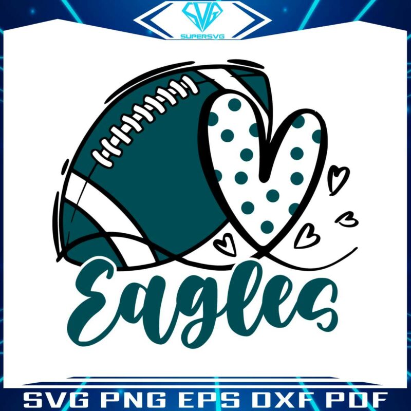 eagles-heart-football-svg-digital-download