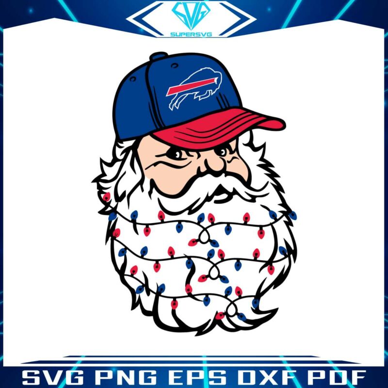 santa-buffalo-bills-football-xmas-lights-svg