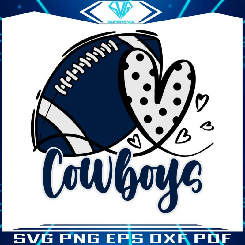 dallas-cowboys-football-heart-svg