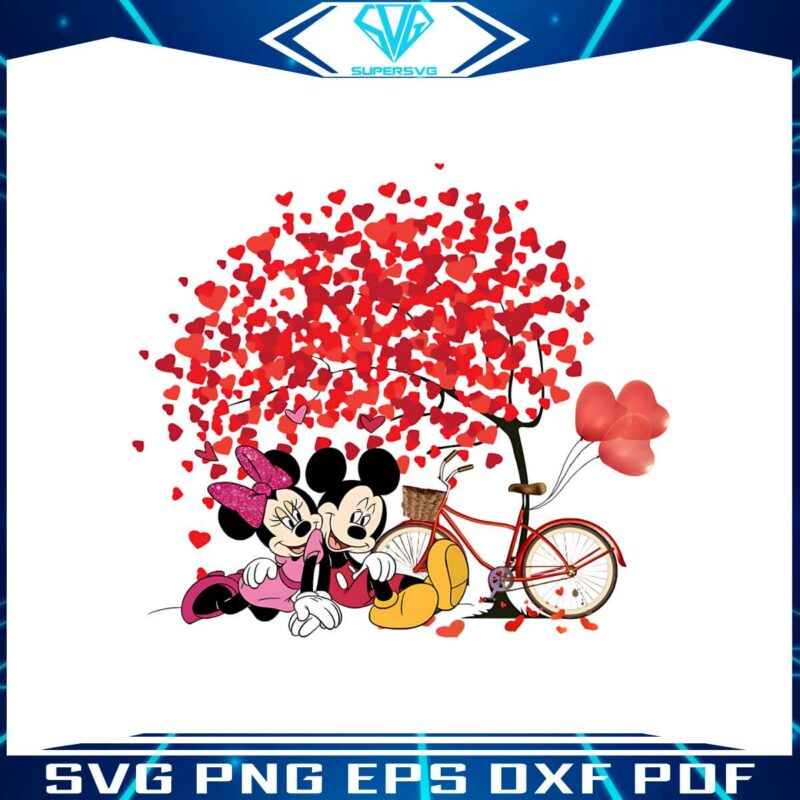 mickey-and-minnie-tree-love-png