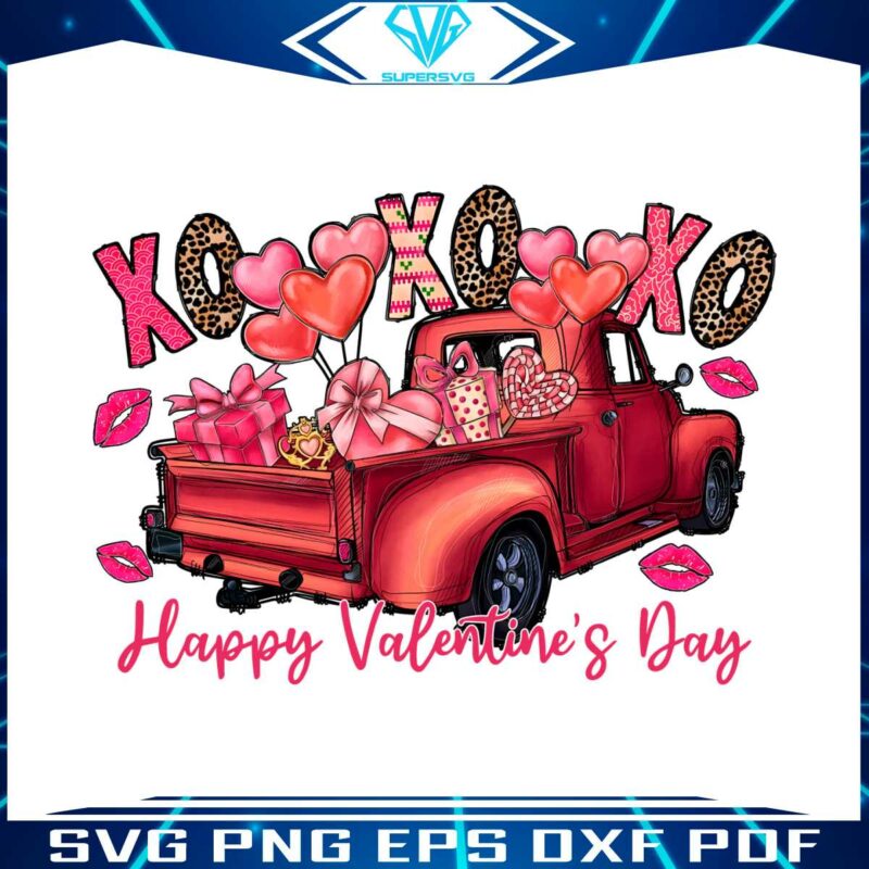 happy-valentines-day-truck-xoxo-png