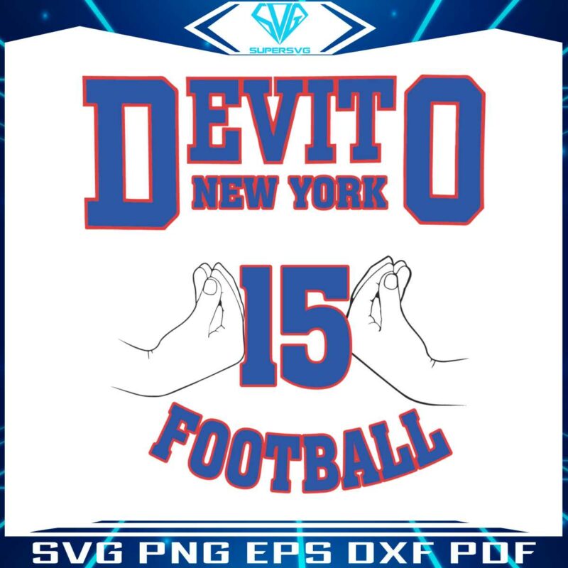 tommy-devito-new-york-football-svg