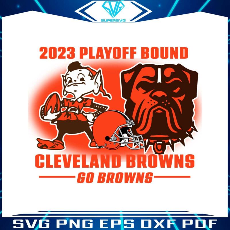 cleveland-browns-go-browns-2023-playoff-bound-svg