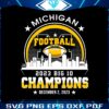 michigan-football-2023-big-10-champions-svg