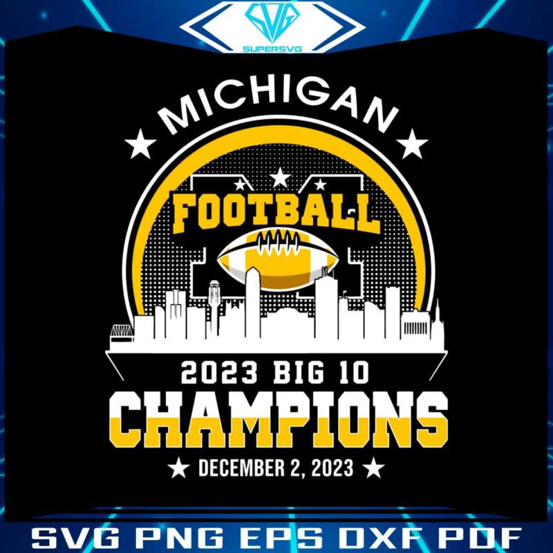 michigan-football-2023-big-10-champions-svg