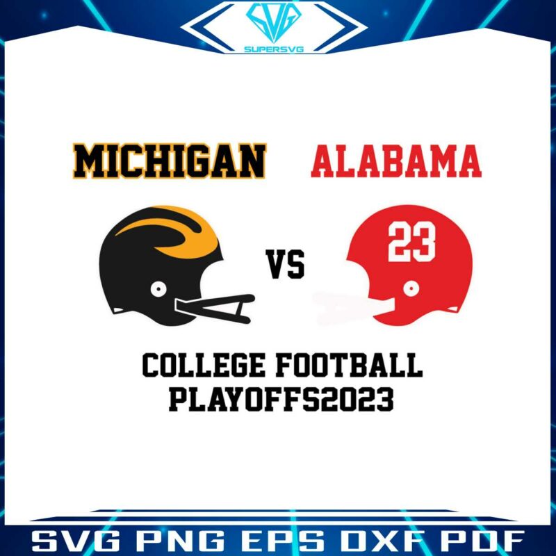 michigan-vs-alabama-college-football-svg