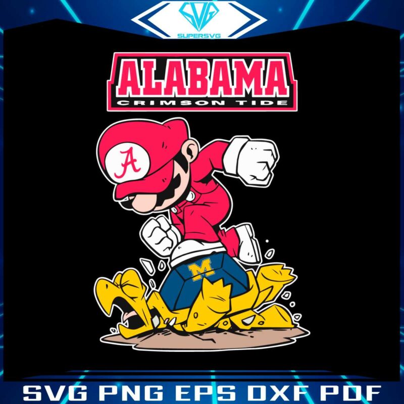 super-mario-alabama-stomp-on-michigan-svg