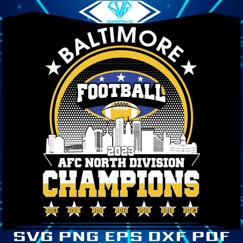 baltimore-ravens-2023-afc-north-champions-svg