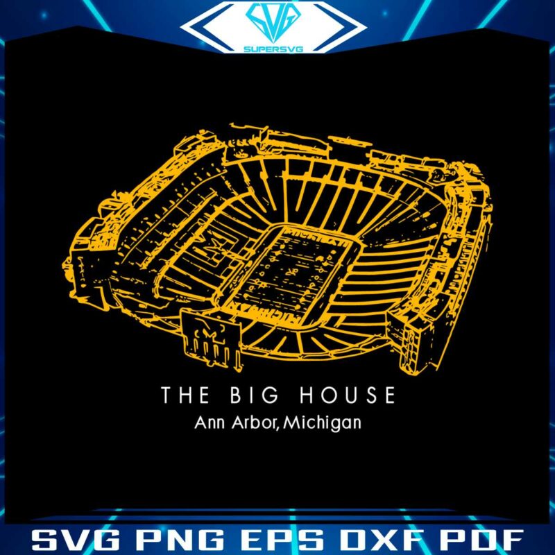 the-big-house-michigan-wolverines-football-stadium-svg