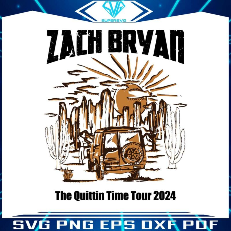 retro-zach-bryan-the-quittin-time-tour-svg