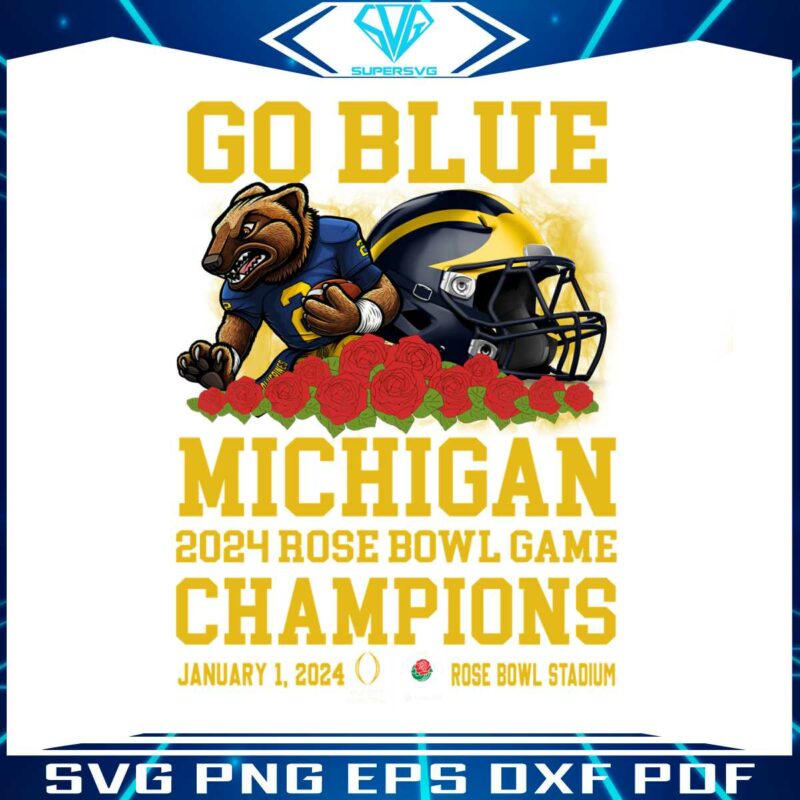 go-blue-michigan-rose-bowl-game-champions-png