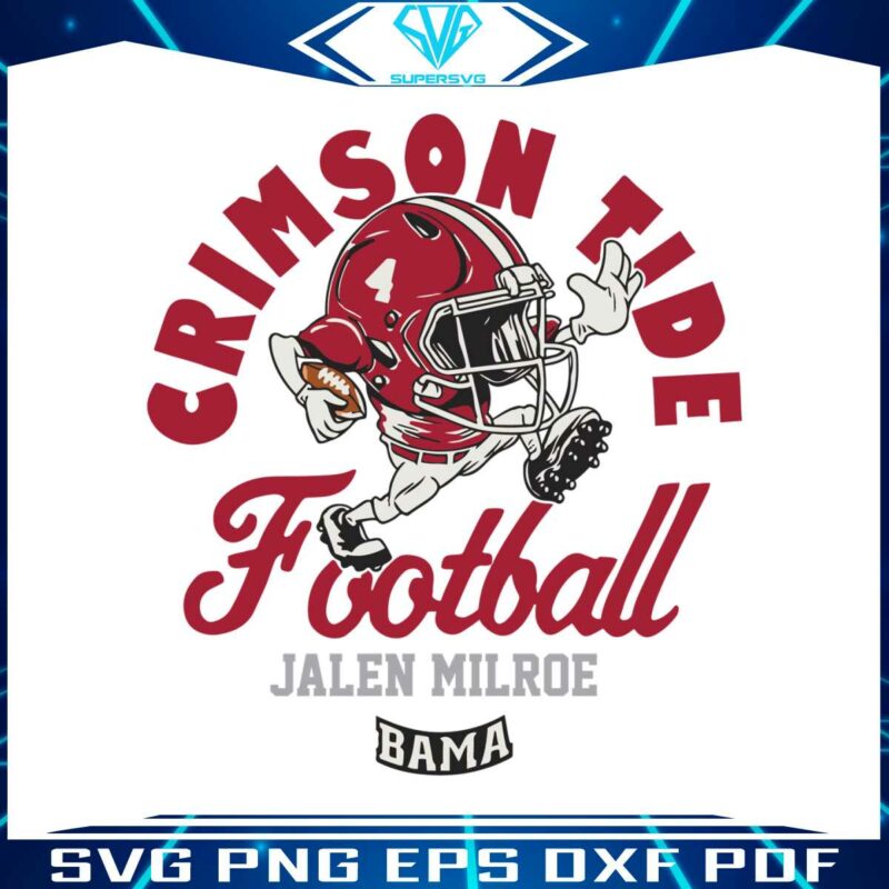 crimson-tide-football-jalen-milroe-svg