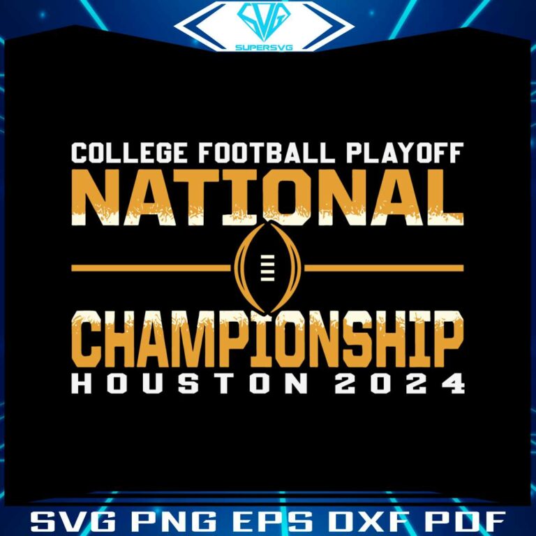 College Football Playoff 2024 National Championship SVG