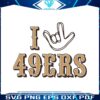 love-sign-san-francisco-49ers-svg