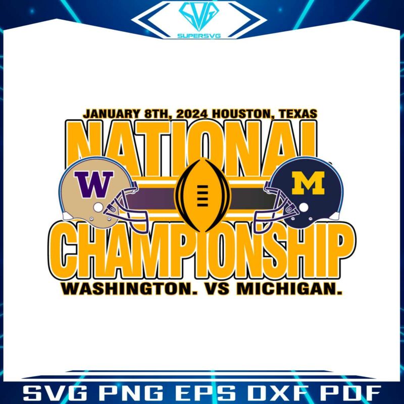 washington-vs-michigan-national-championship-svg