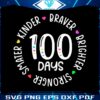 100-days-teacher-smarter-kinder-braver-svg