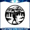 mountain-scene-female-hiker-svg